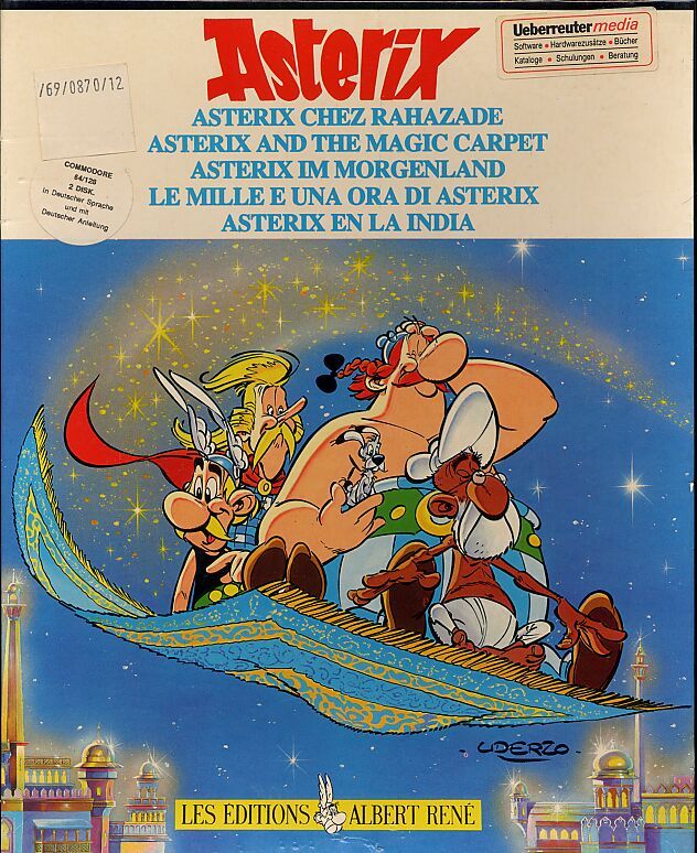 Asterix and the Magic Carpet box art for Atari ST